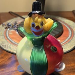 Clown Murano Glass