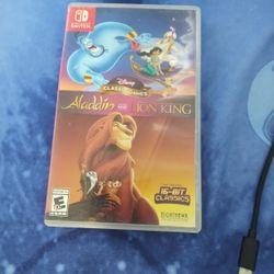 Nintendo Switch One Disney Classic Games Aladdin And Lion King