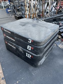 Jump Box Set Padded 3” 6” 12”