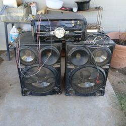 Stereo With Speakers Sony
