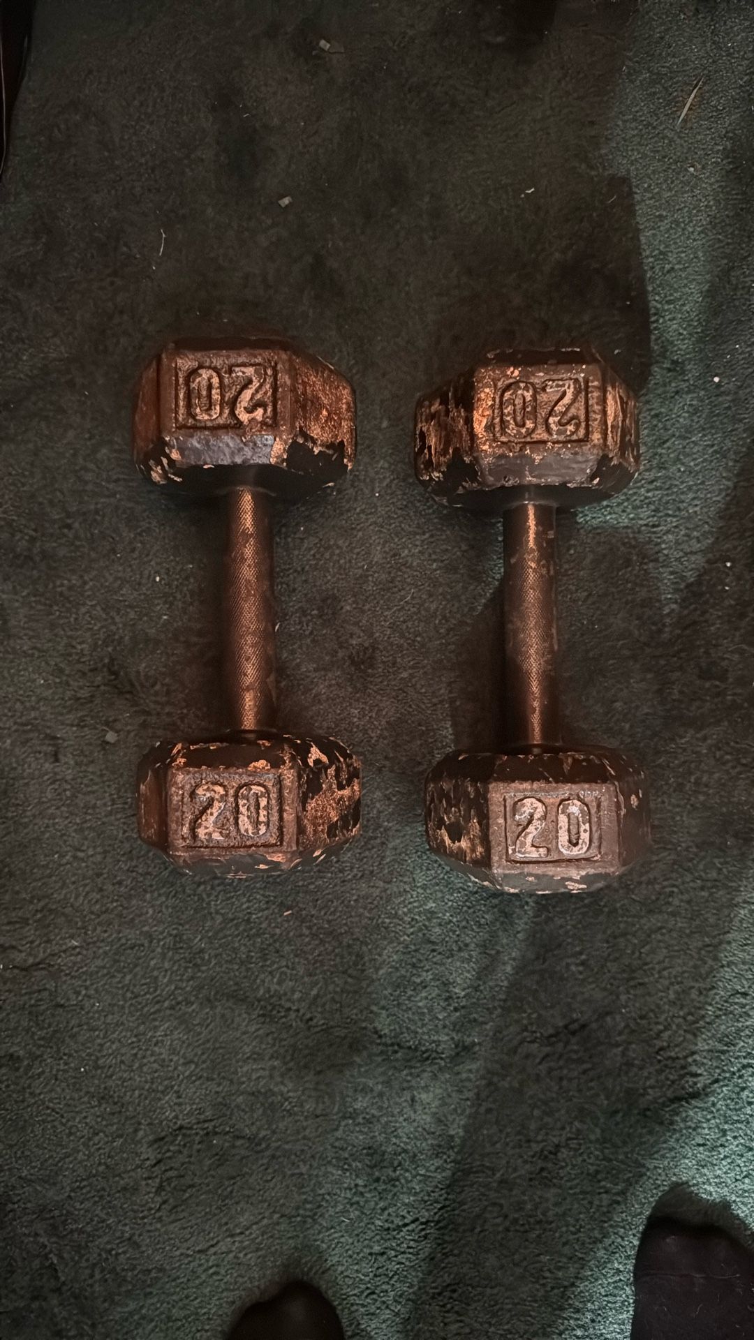 Set Of 20lb Dumbbells