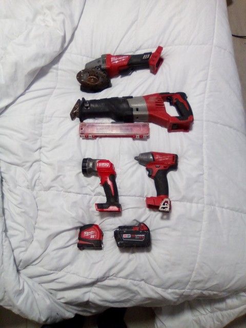 Milwaukee Tools Used ( Also Sold Separately )