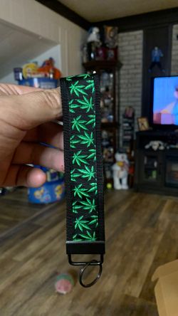 Marijuana key chain