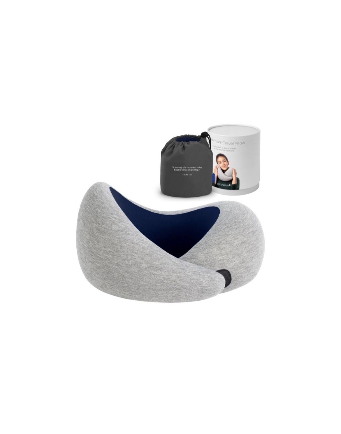 Ostrichpillow Go Neck Pillow, Deep Blue