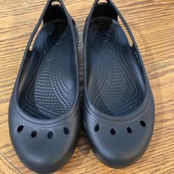 Brand Néw Womens Ballerina Kadee Slingback Black Crocs Size 7