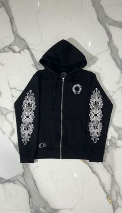 Chrome Hearts Black Zip-Up Hoodie