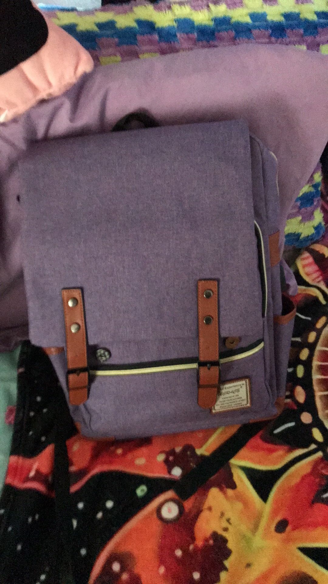 Purple Laptop Backpack
