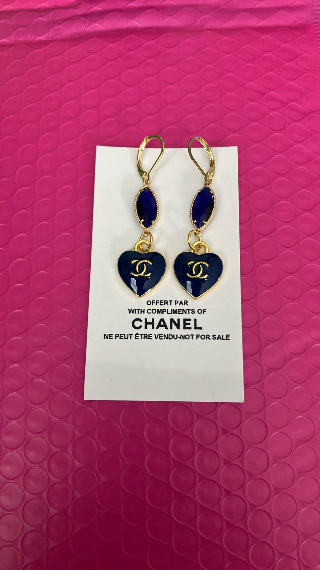 CC CHARM EARRINGS