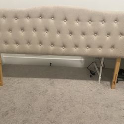 Queen Size Fabric Headboard