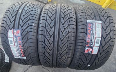 3 NEW TIRES LEXANI 275/25/26