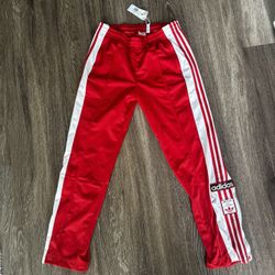 Red Adidas Tracksuit Pants 