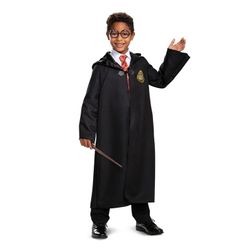 Harry Potter 4 House Robe, Classic Exclusive Child Costume - One Size