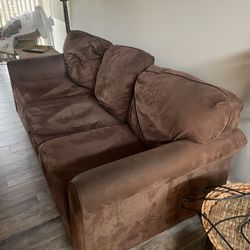 Brown Sofa And Loveseat