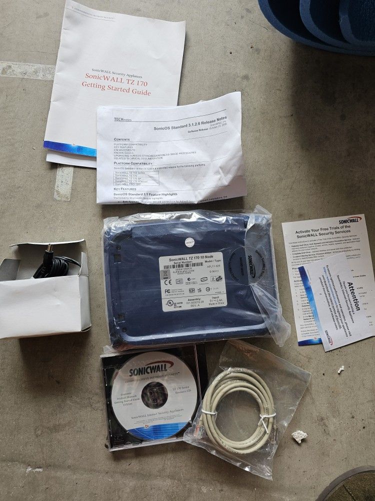 Brand New, Factory Sealed SonicWALL TZ 170 10 Node