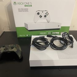 Microsoft Xbox One S All-Digital Edition 1TB Video Game Console - White