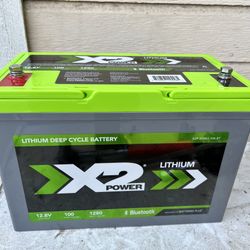 X2 Power Lithium Deep Cycle Battery 12.8v 