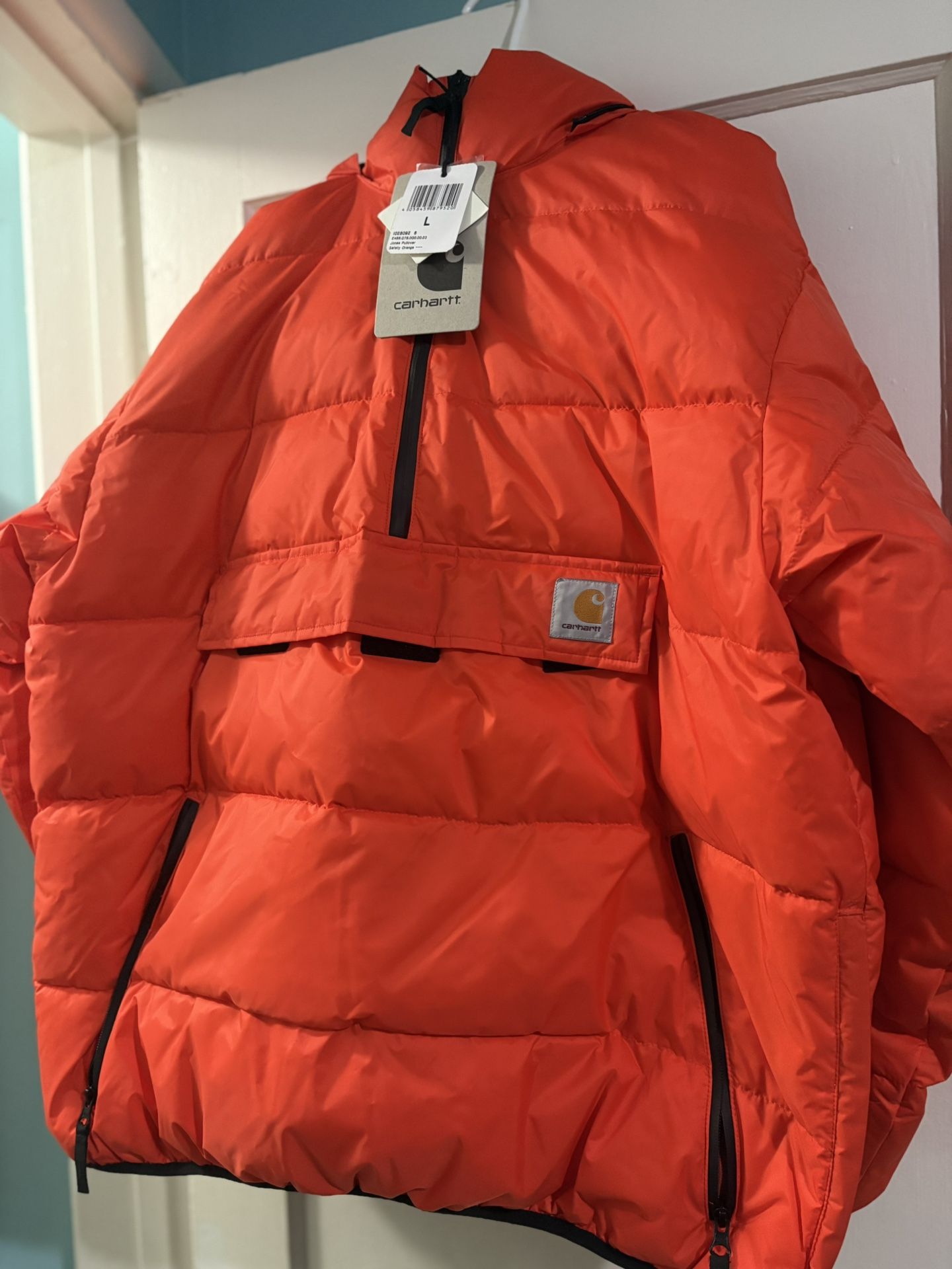 Carhartt Jones Pullover hooded jacket size Large new