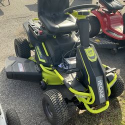 Ryobi 38” Electric Riding Mower