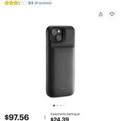mophie - Juice Pack iPhone 15 - Black