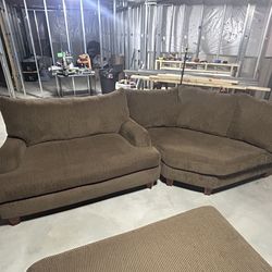 Three Piece Sectional With Ottoman