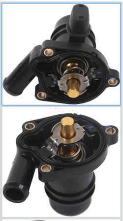 Nilight Thermostat Housing Assembly Compatible with Chevy Cruze 2011-2016 Sonic 2012-2020 Trax 2013-2021 Buick Encore 2013-2020 Engine Coolant Thermos