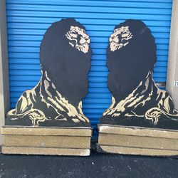 Lion Foam Props 2/    6 X4 Foot Wide
