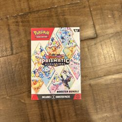 Pokémon Scarlet & Violet Prismatic Evolutions Booster Bundle New/Never Opened