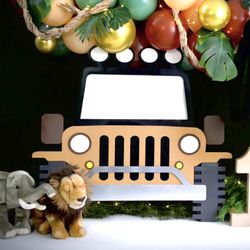 Backdrop Props Birthday Jeep Prop 3ft Tall