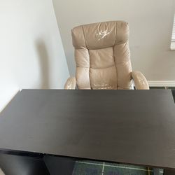 Home Office Desktop with chair.