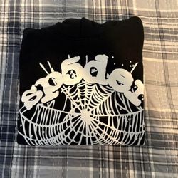 Sp5der Hoodie Black And White 