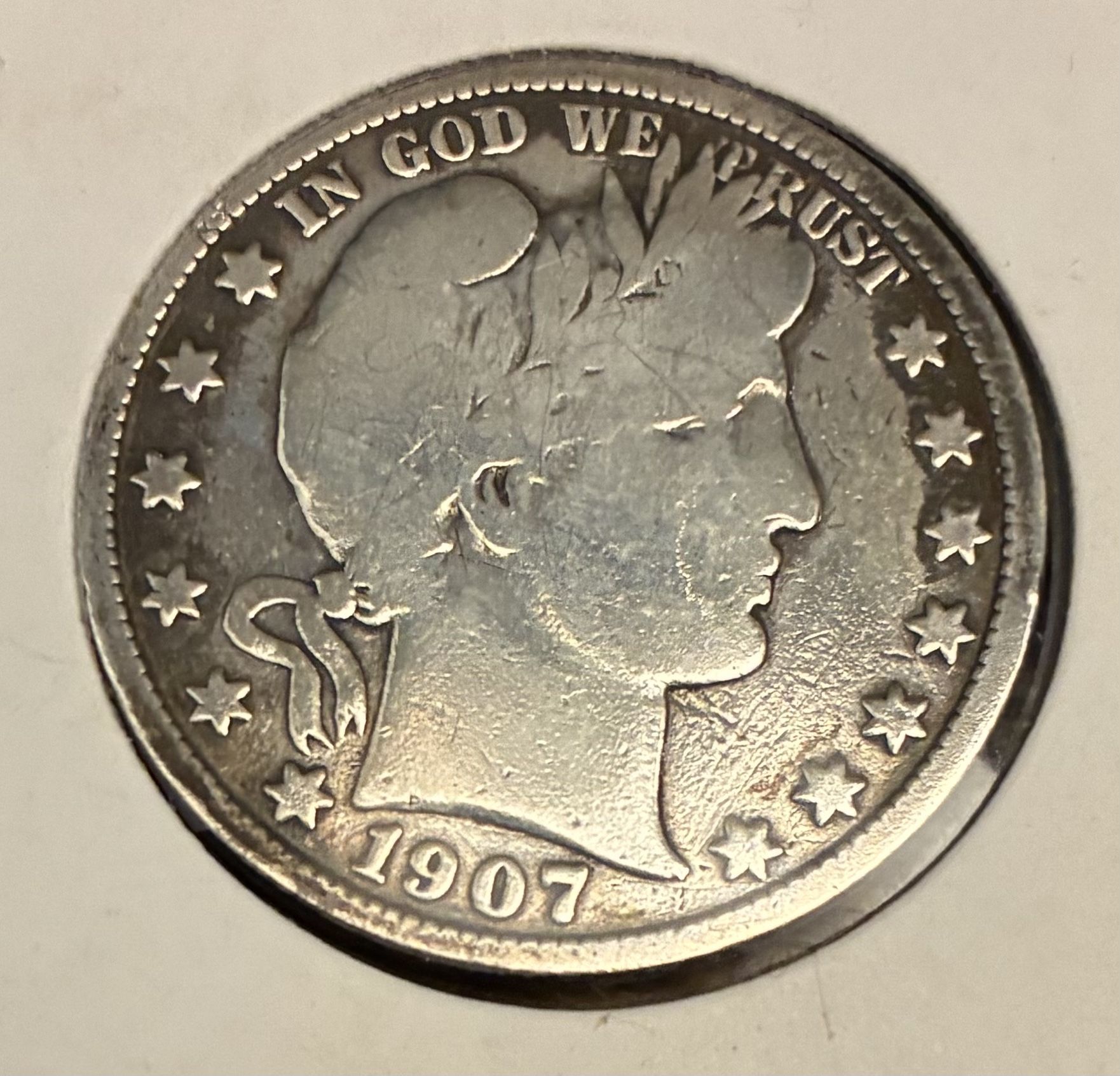 Barber & Benjamin Franklin 1/2 Dollars. 90% SILVER