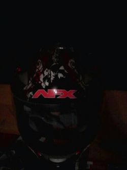 (contact info hidden) afx motorcycle helmet size 2x $65