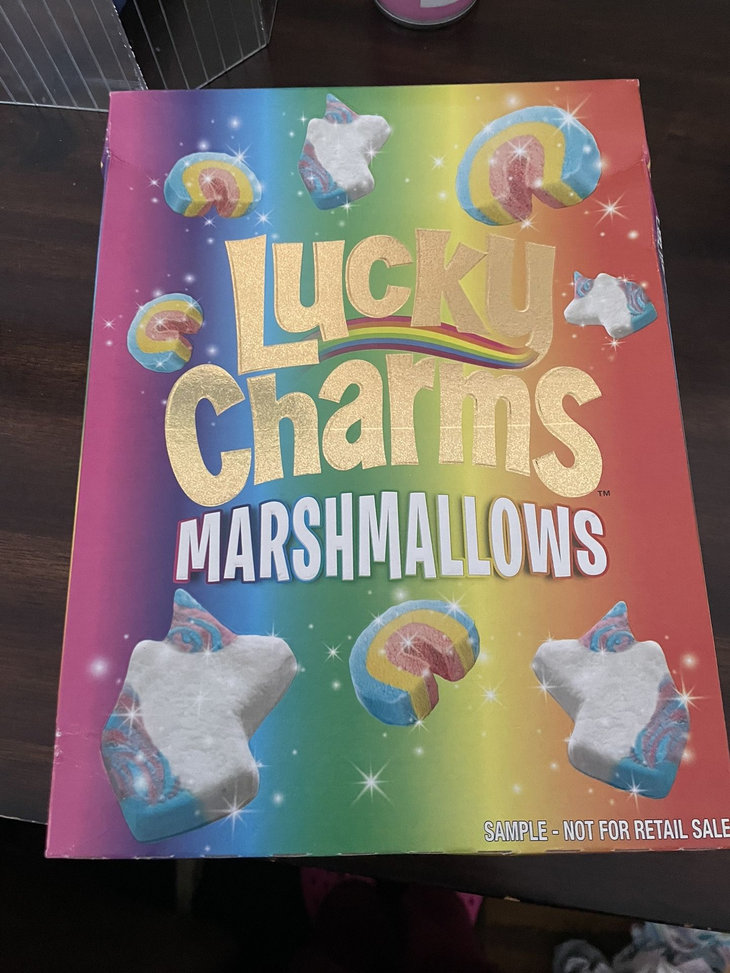 Collectible Lucky Charms Cereal box