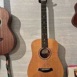 ⭐ Taylor Baby BT1 Acoustic Guitar w/ Bag, Capo, Strap & Strings