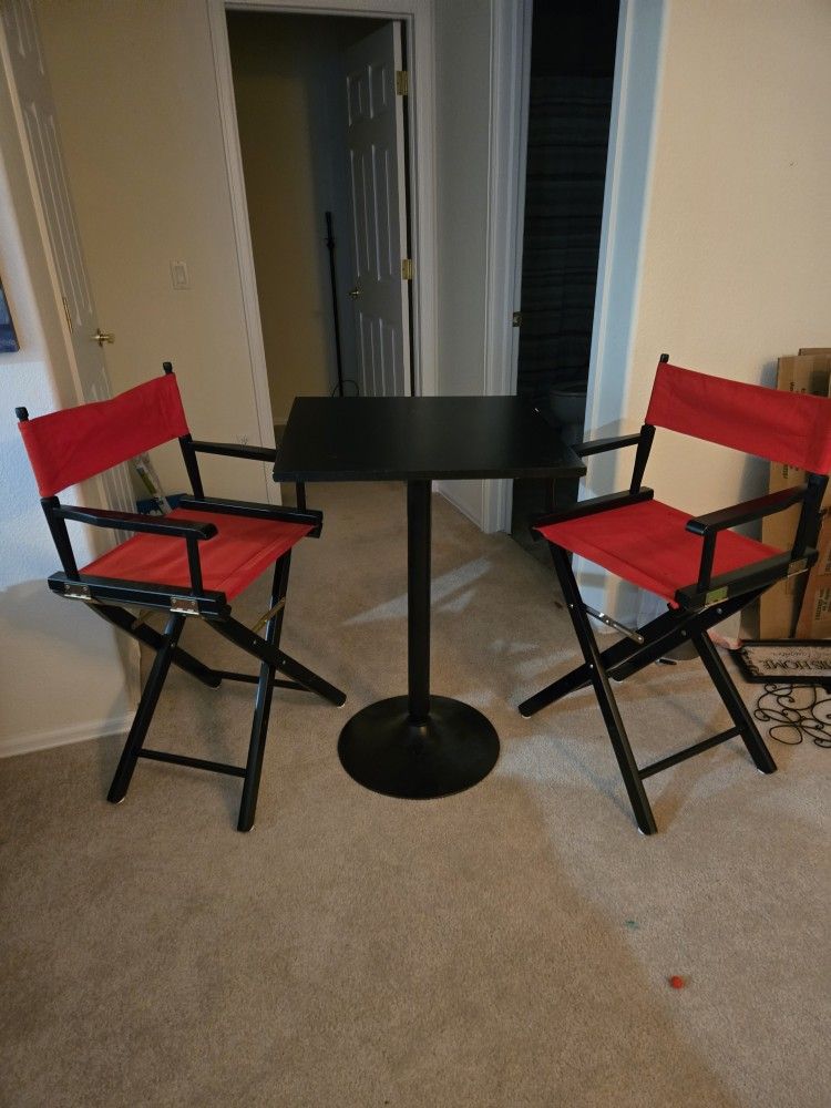 Director Chairs And Table