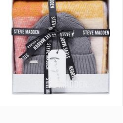Steve Madden Brushed Beanie & Scarf Boxed Gift Set