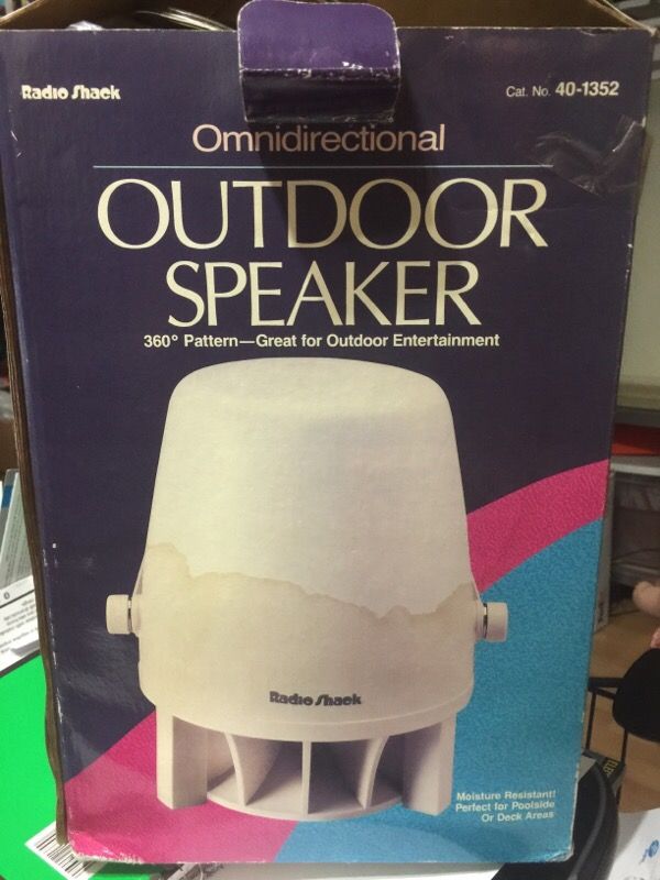Radio shack outdoor speaker omnidirectional