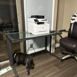 Glass Office Desk 