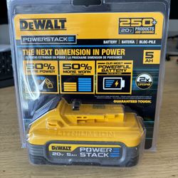 DEWALT POWERSTACK BATTERY DRILL 5.0AH