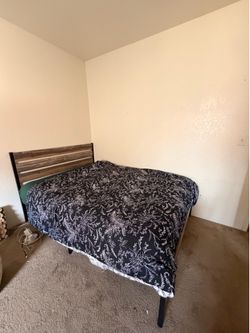 Full size mattress and bed frame