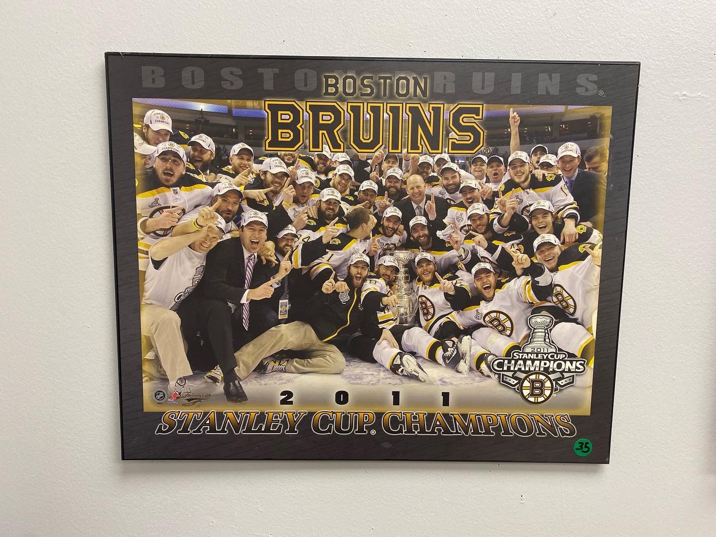 Boston Bruins 2011 Stanley Cup Champions Plaque $35