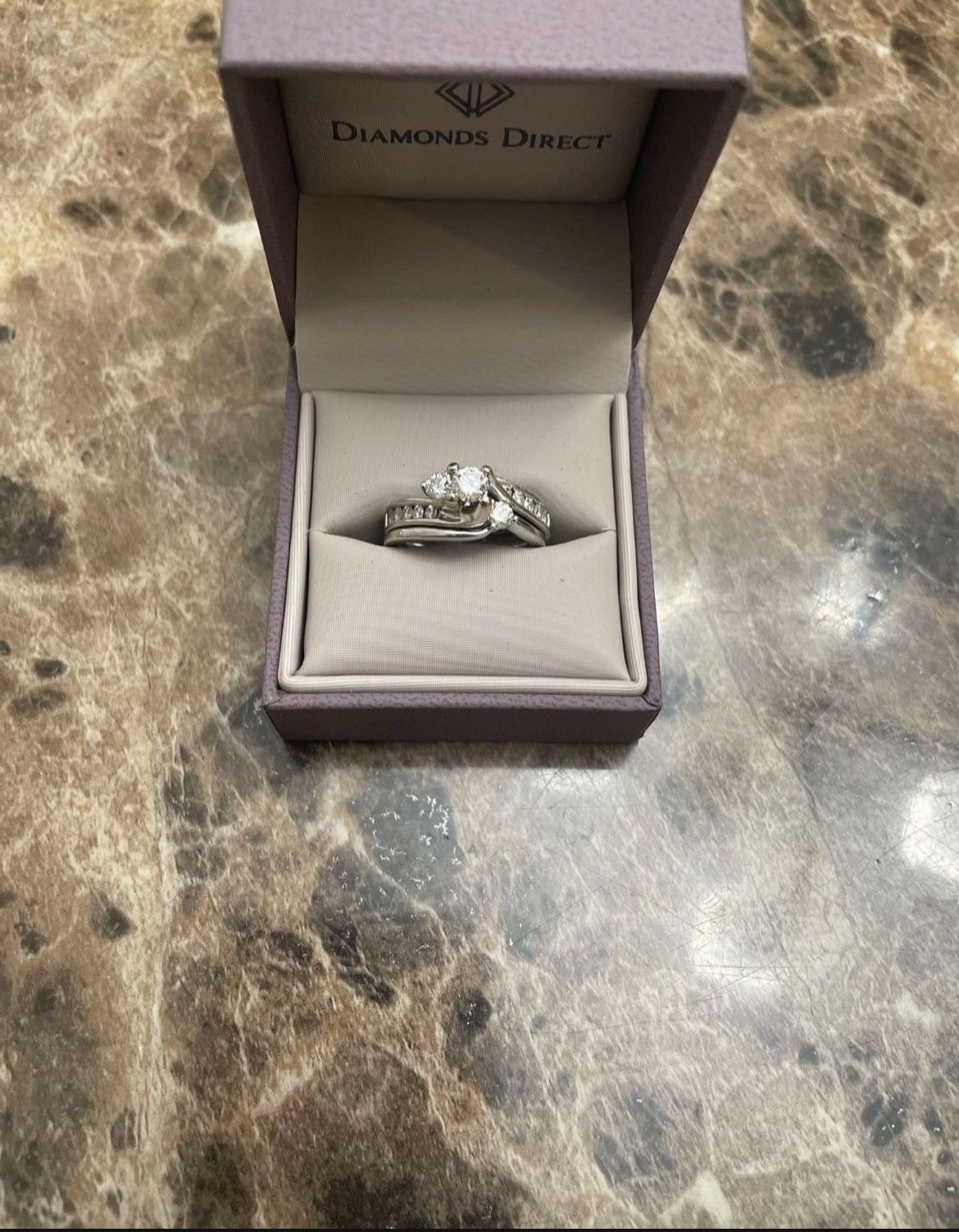 Diamond Engagement Ring And Band Set(SERIOUS INQUIRIES ONLY PLEASE)