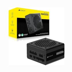 CORSAIR RM1000e ATX 3.1 PCIe 5.1 Ready Fully Modular 1000W Power Supply (Black)