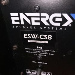 esw-cs8 energy subwoofer