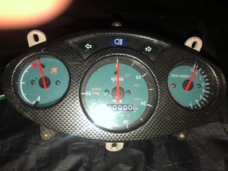 Instrument cluster speedometer panel. For 50 cc motorbikes