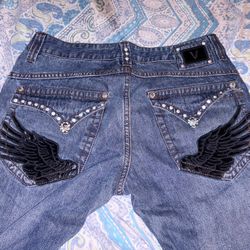 Y2K Wings Jeans