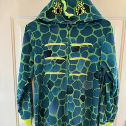 Lizard Kids Halloween Costume Sleepwear Size Large 12 -14