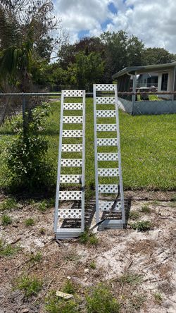Aluminum ramps 6 1/2  foot