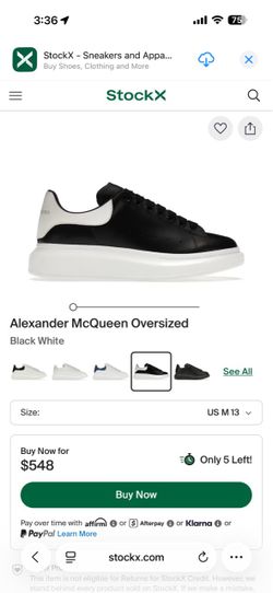 Alexander McQueen Sz 13