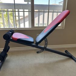 Brand New - New Used!!|| Weider Pro 225 L Adjustable Exercise Bench with Integrated Leg Lockdown, 300 lb. Weight Limit 